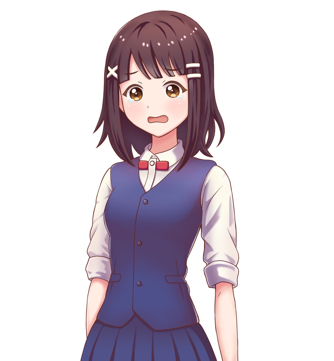可愛いキャラクターバストアップ、立ち絵お描きします ゲームなどに使えるかわいいキャラクターイラストです イメージ7