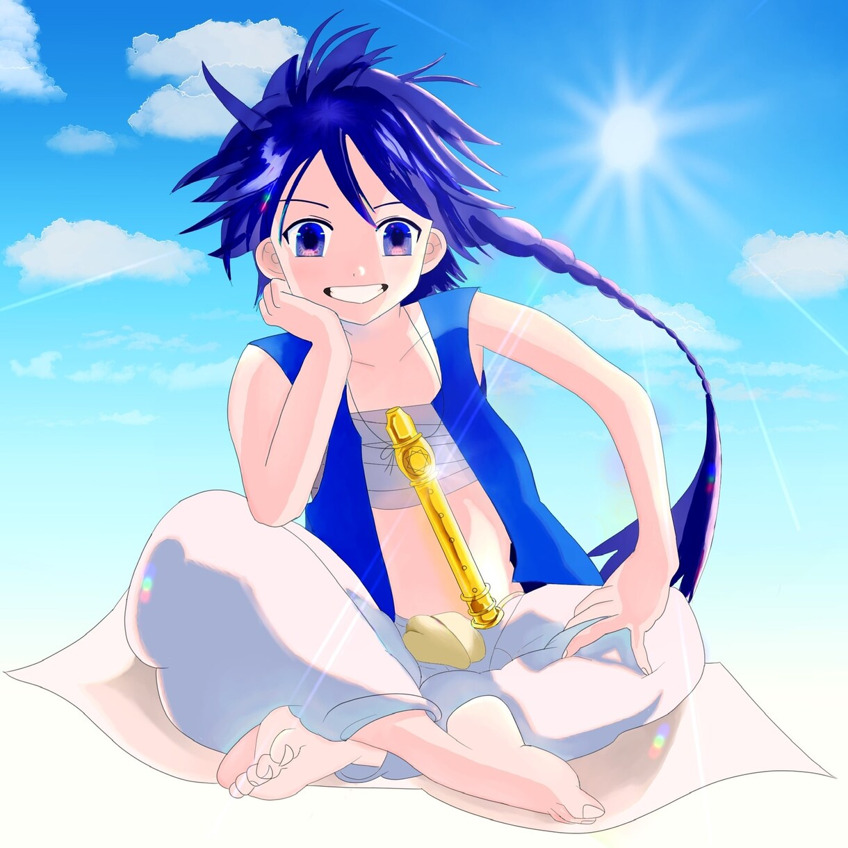 デジタル絵の色塗します 透明感のあるブラシ塗りやアニメ塗りその他色塗りをします イメージ4