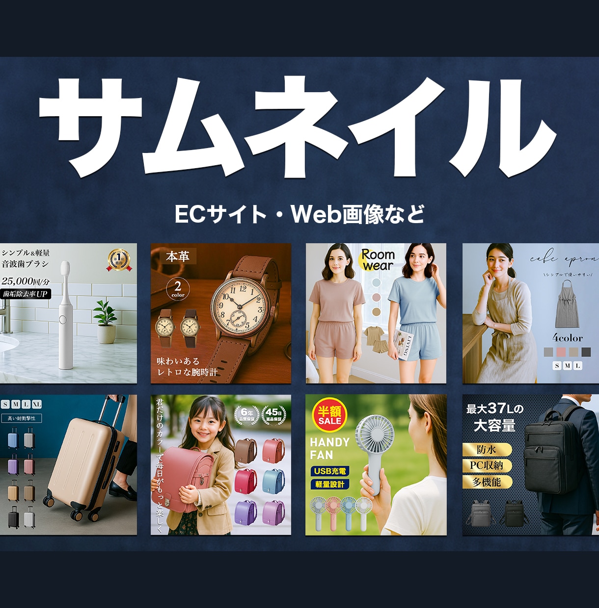 サムネイル、Web画像を作成いたします 魅力あふれる画像を作成致します イメージ1
