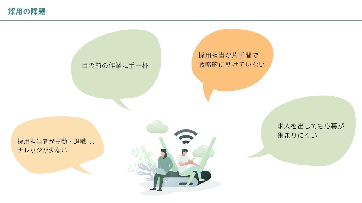 あなたの採用業務、まるっとお任せいただけます お任せいただく範囲はカスタマイズOK！ご相談ください。 イメージ3
