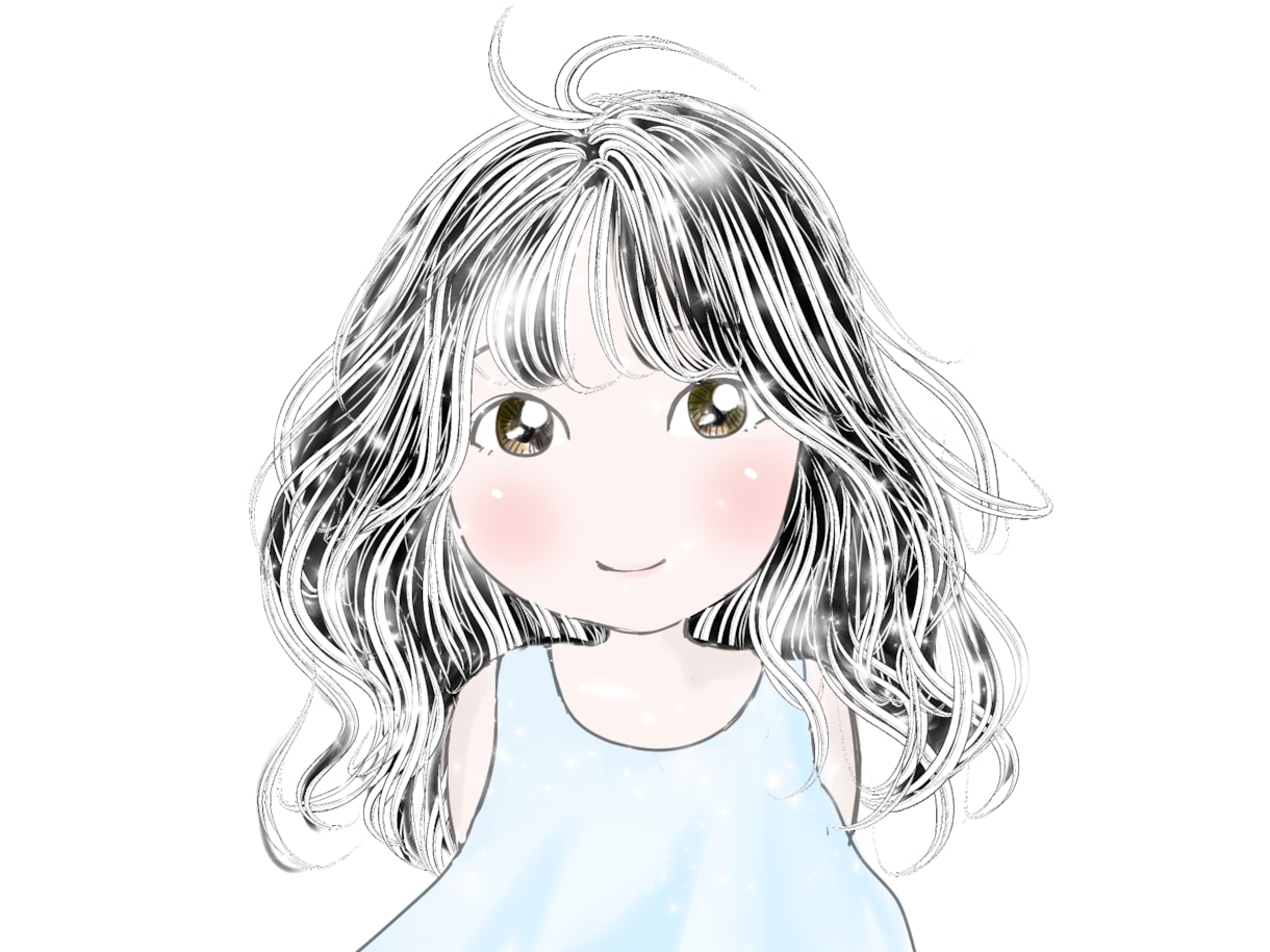 シンプルきれいめデフォルメ女子描きます ★おとな女性も！SNSアイコン・ブログ・グッズ作成に使える！ イメージ5