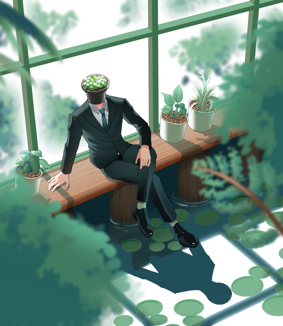 異形頭イラストの一枚絵を制作します 異形頭のどんなイラストでもご依頼ください！ イメージ3