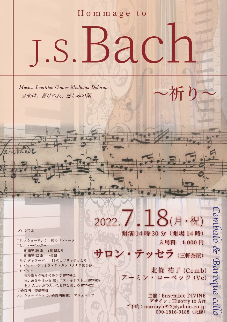 音楽・舞踊・演劇の公演チラシ作ります 深みのあるチラシデザインで、演奏会などの魅力を豊かに イメージ5