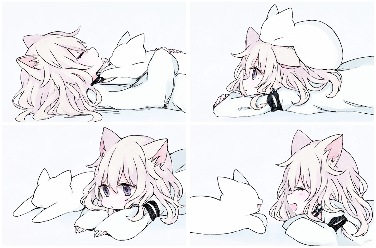 かわいいオリジナルSNSアイコンを制作します お好きなイメージで小猫まりがお描きします。 イメージ3