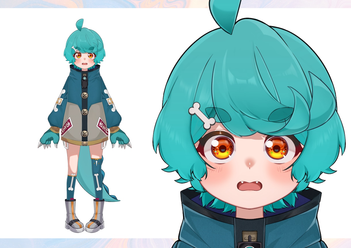 全行程おまかせ！ハイクオリティなモデルを制作します 【一貫制作】キャラデザからLive2Dまで、理想の姿を。 イメージ9
