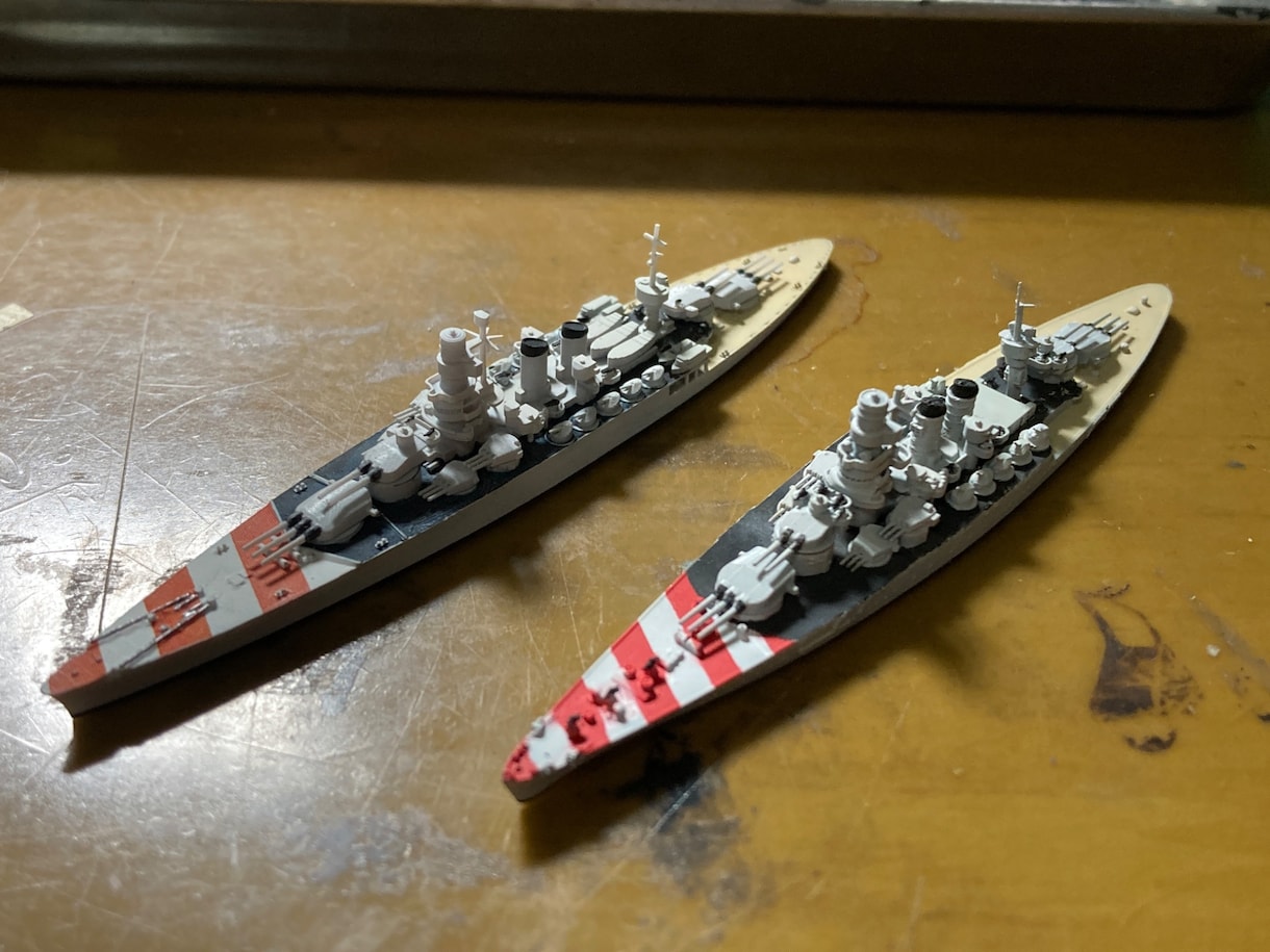 艦船模型1/700 350専用制作致 します 色分け塗装、エッチング、ディテールアップ、汚し塗装致します。 イメージ4