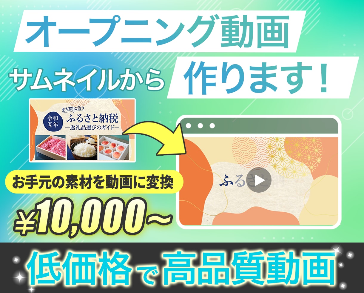 チラシ・サムネイル・写真からPR・広告動画作ります 【クオリティもコスパも◎時短にも】お手元の素材を動画に変換！ イメージ9