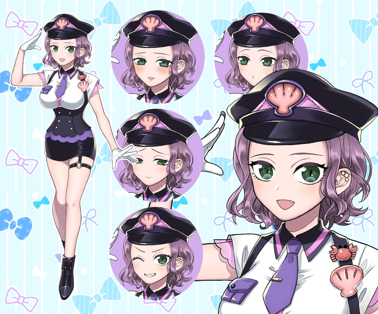 キャラクターのデザインから作画までいたします 配信、TRPGの立ち絵にいかがですか？ イメージ4