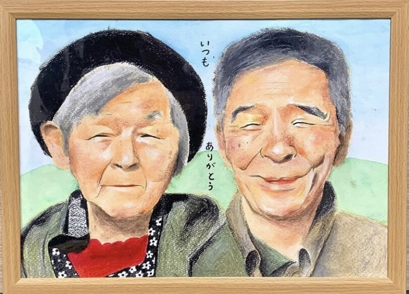 やさしい手描きタッチで似顔絵をお作りします 思い出の一瞬を、やさしい色と表情で形にします。 イメージ10