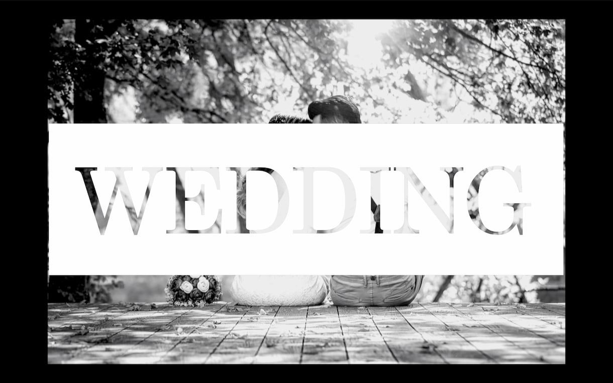 低価格での結婚式ムービ提供します おしゃれなオープニングムービーを低価格でいかがですか？ イメージ2