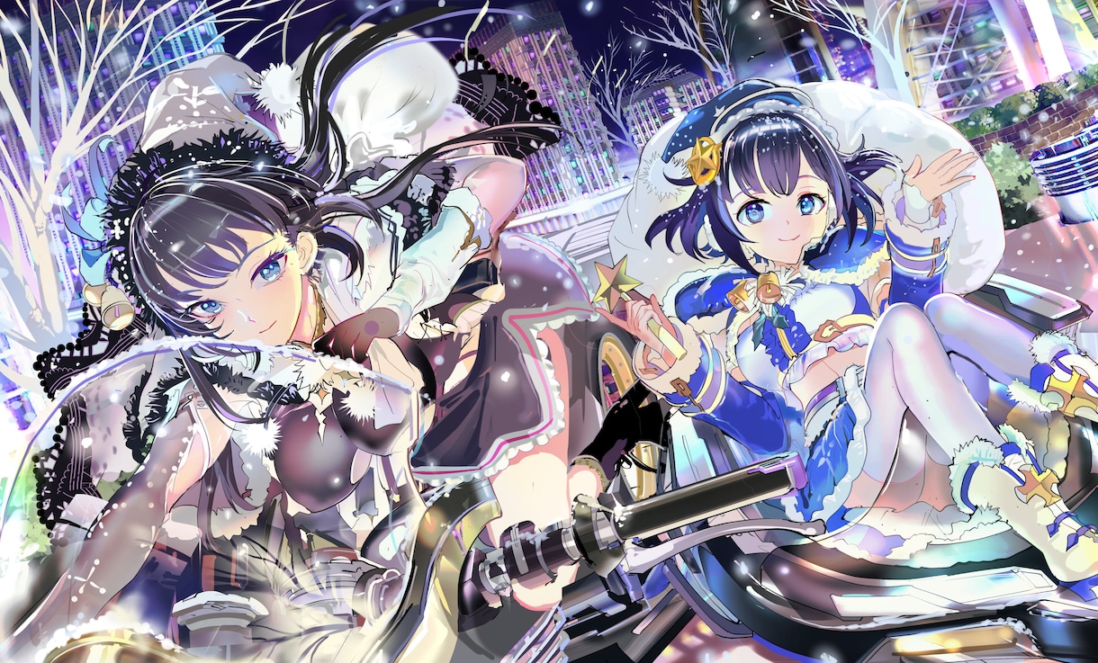 vtuber・版権・立ち絵・キラキラ男女絵描きます 周年・誕プレ・夢絵・版権キャラやv・配信スチルなどご用意 イメージ3