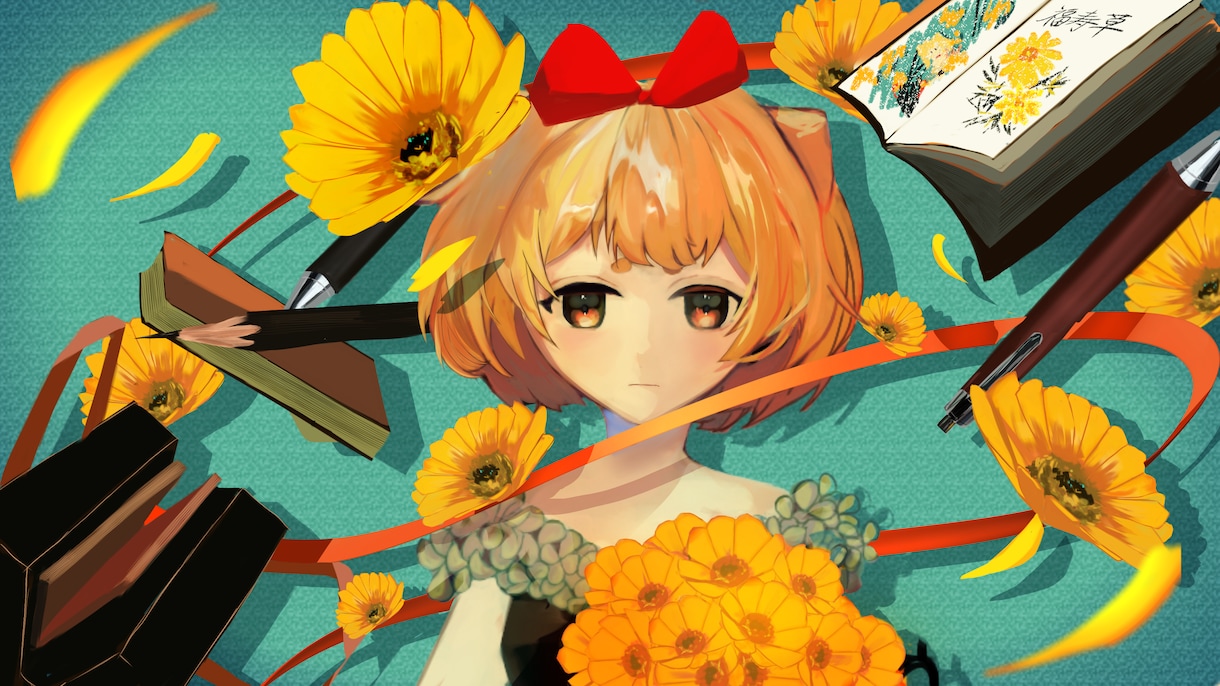 歌ってみたMV・一枚絵を制作します 10件以上の依頼実績あり！目に留まるイラスト作成 イメージ1