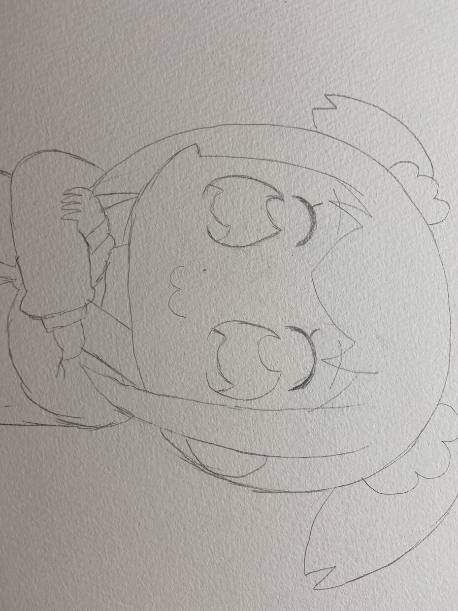アナログ下絵描きます 大学生が頑張って頑張って描きます色を塗りたい方いかがですか？ イメージ2