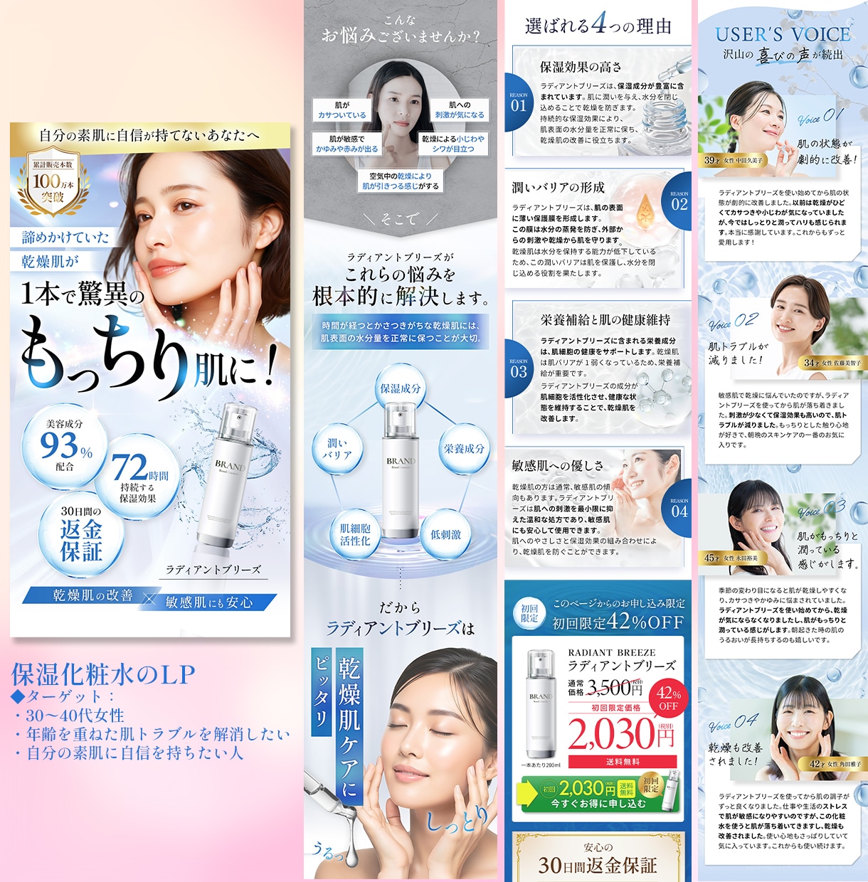 読まれないLPから抜け出す設計をします ＼特別価格／心を動かす、訴求力のあるLPを制作致します。 イメージ2