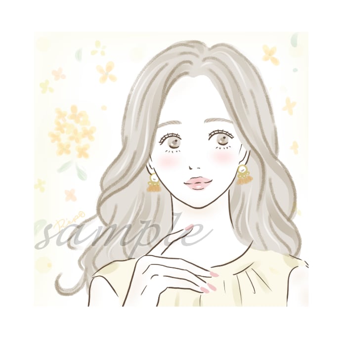 商用OK☆おしゃれな女性向けイラスト描きます 挿絵、広告、ヘッダーなど。女性向けコンテンツに♪ イメージ3