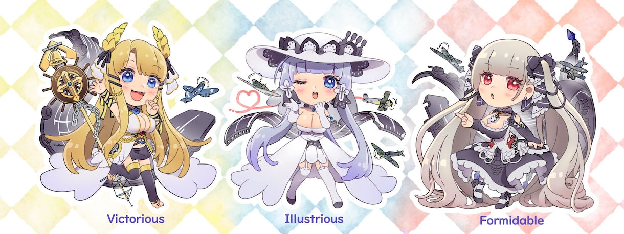 ２月末締切／ミニキャラSDイラストお受けします 動画、アイコン、1枚イラストをPOP可愛く制作致します！ イメージ2