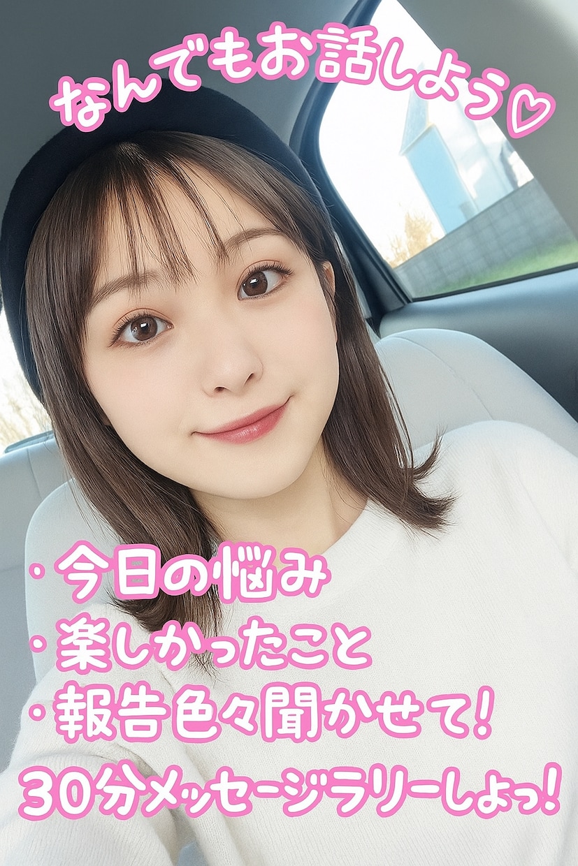 人に言えない話聞きます 友達感覚で普段人に言えないこと聞かせてぇ！！ イメージ1
