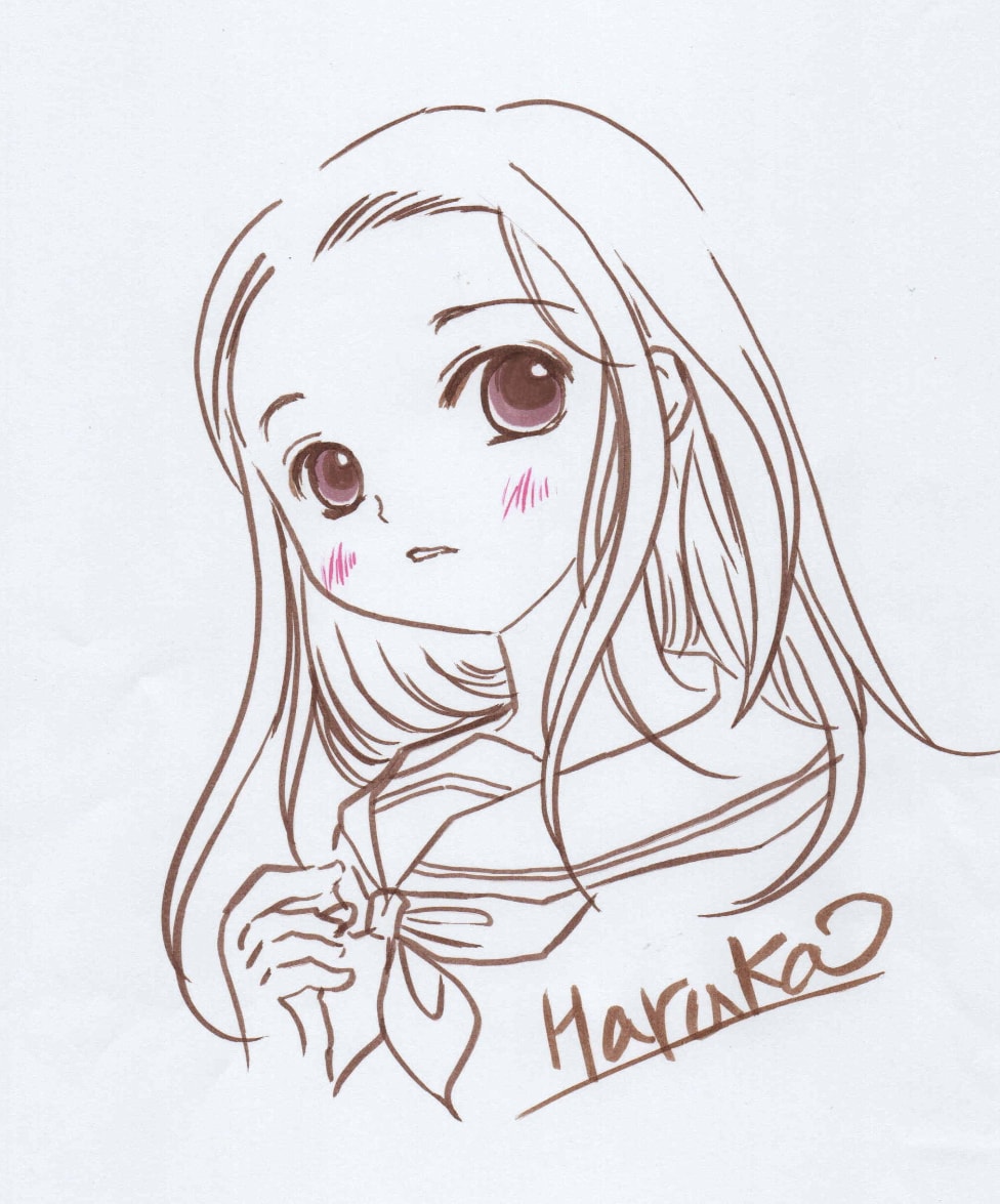 ゆるふわなシンプルな線の似顔絵をお描き致します シンプルな少し漫画タッチなイラストです(˶' ᵕ ' ˶) イメージ1