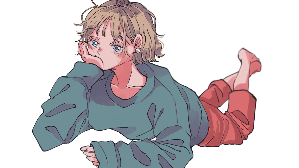 雰囲気あるおしゃれな女の子描きます SNS用アイコンやブログの挿絵などに…！ イメージ5
