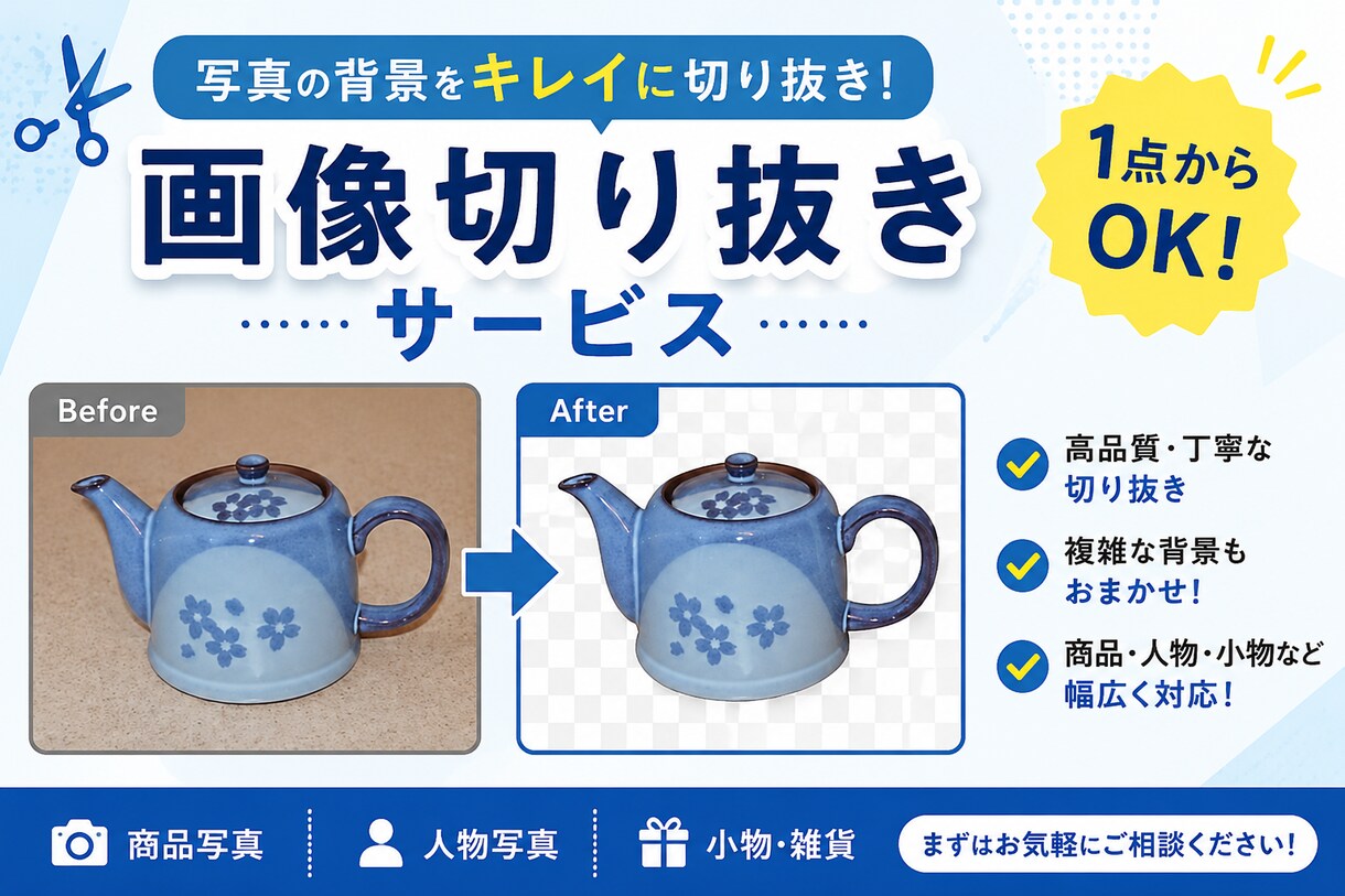 最短即日！ショップ用の画像切り抜き・白抜きします 面倒な画像加工を丸投げ！EC出品・販促に最適な仕上がり イメージ2