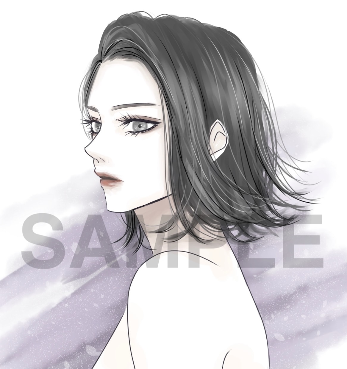 綺麗めイラストでご希望のアイコンお描きします TwitterやYouTube等のアイコン制作します！ イメージ7