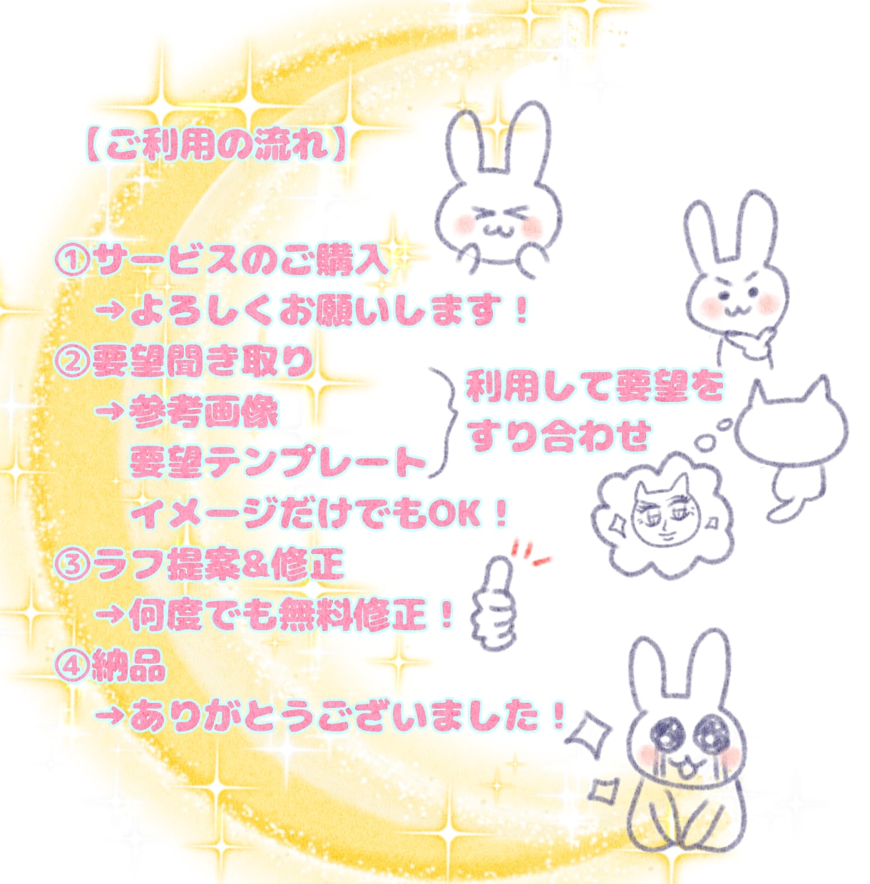 ふんわりタッチのやさしい水彩風イラスト描きます 【格安】【即納】あなただけのSNSイラストやアイコン イメージ2