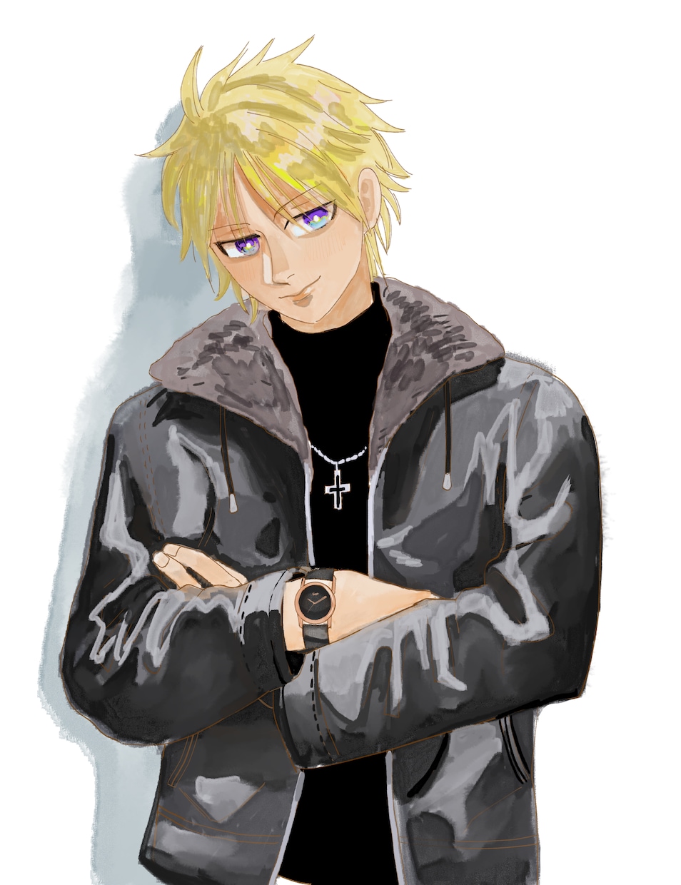 イケメンの立ち絵かきます 小物描くの得意です！カッコよく描けます！ イメージ1