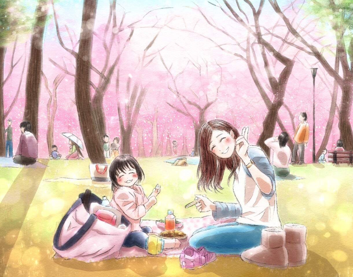 お値下げ中！写真等を優しい水彩風イラストにします オリジナルも可！誕生日プレゼントやSNS、挿絵等にどうぞ^^ イメージ2