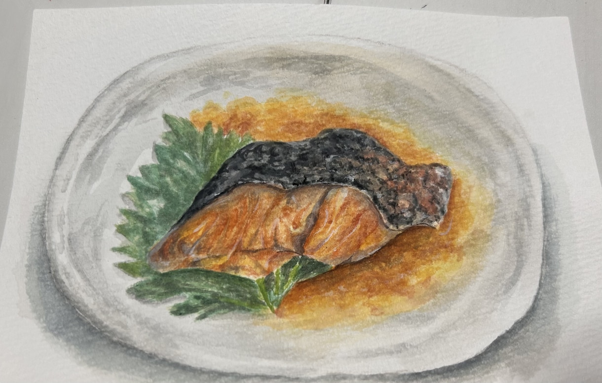 美味しそうな料理イラスト描きます 水彩画の細かいタッチでこだわり感溢れる料理に！ イメージ3