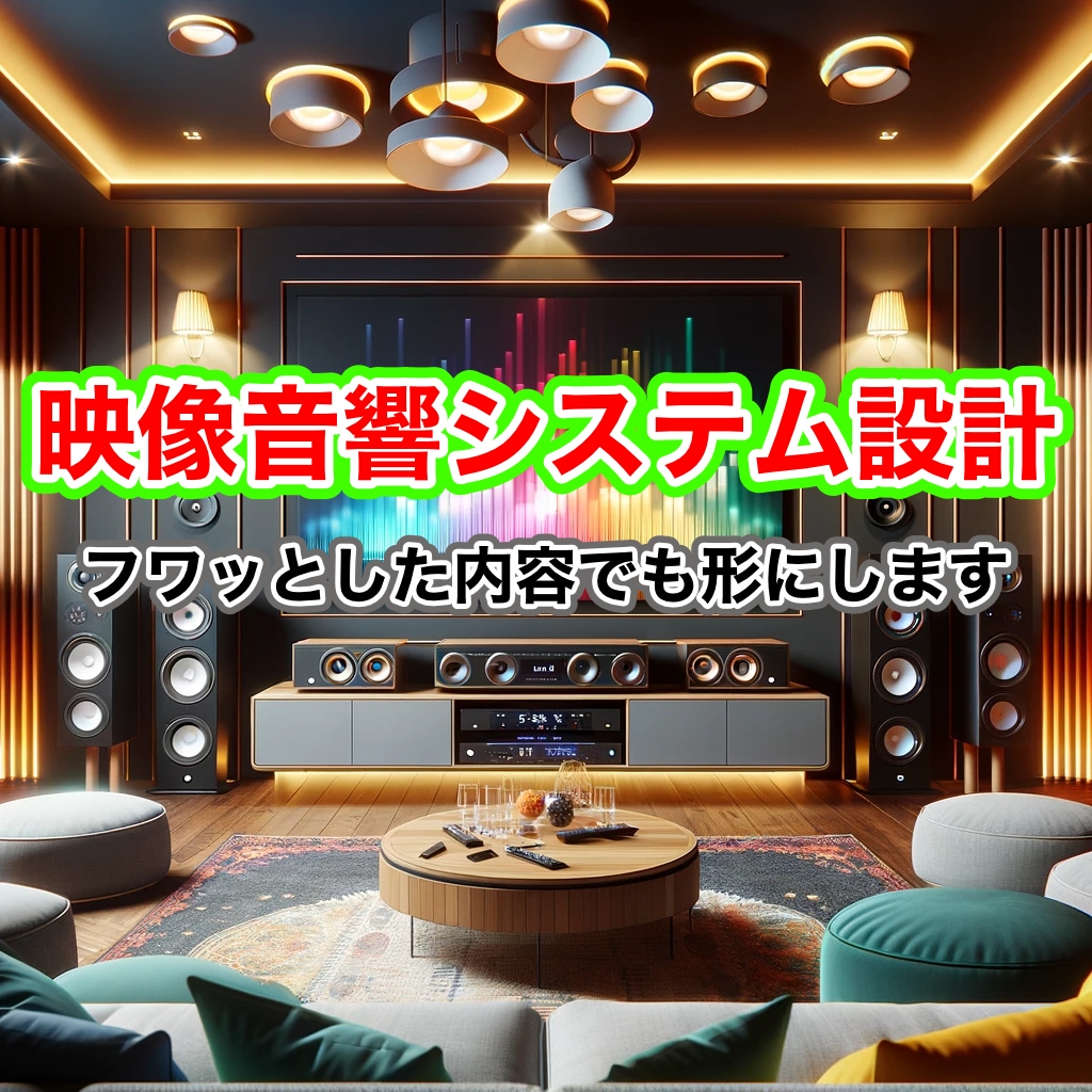 音響映像システム設計およびアドバイスします フワッとした内容でも形にしてみせます イメージ1