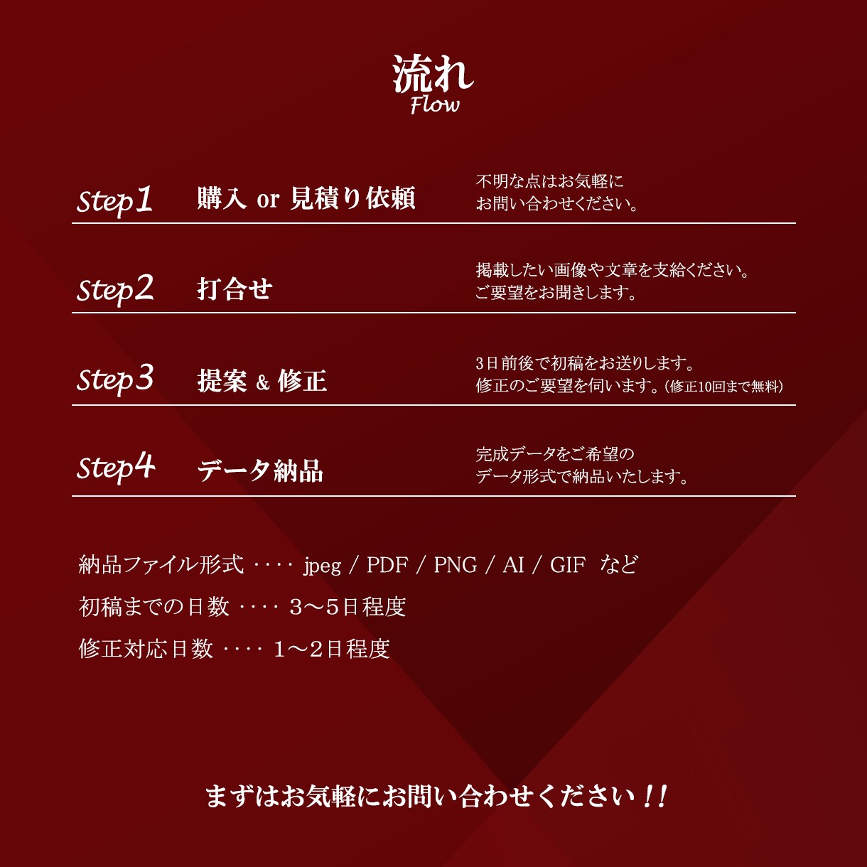 ４組限定!!特別価格でチラシ作成します チラシ、パンフレット、バナーなど何でも対応可能です イメージ3
