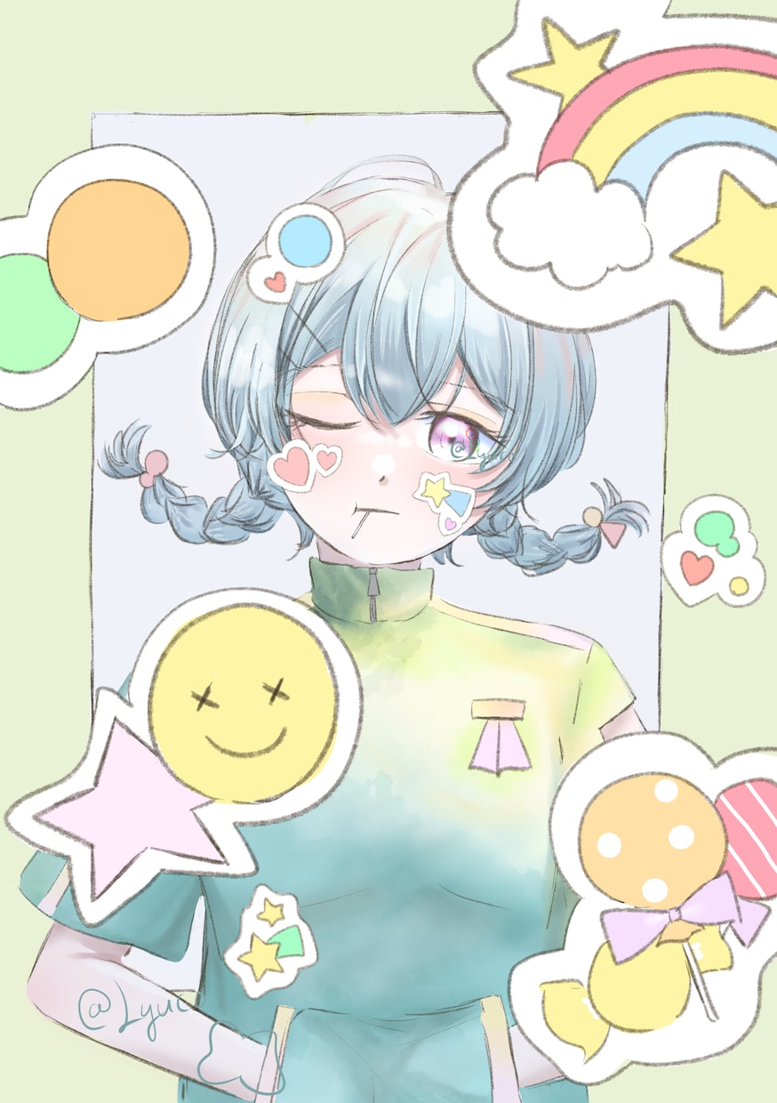 SNS用のアイコンイラストを描きます あなた用の可愛いアイコンを描きます！ イメージ2