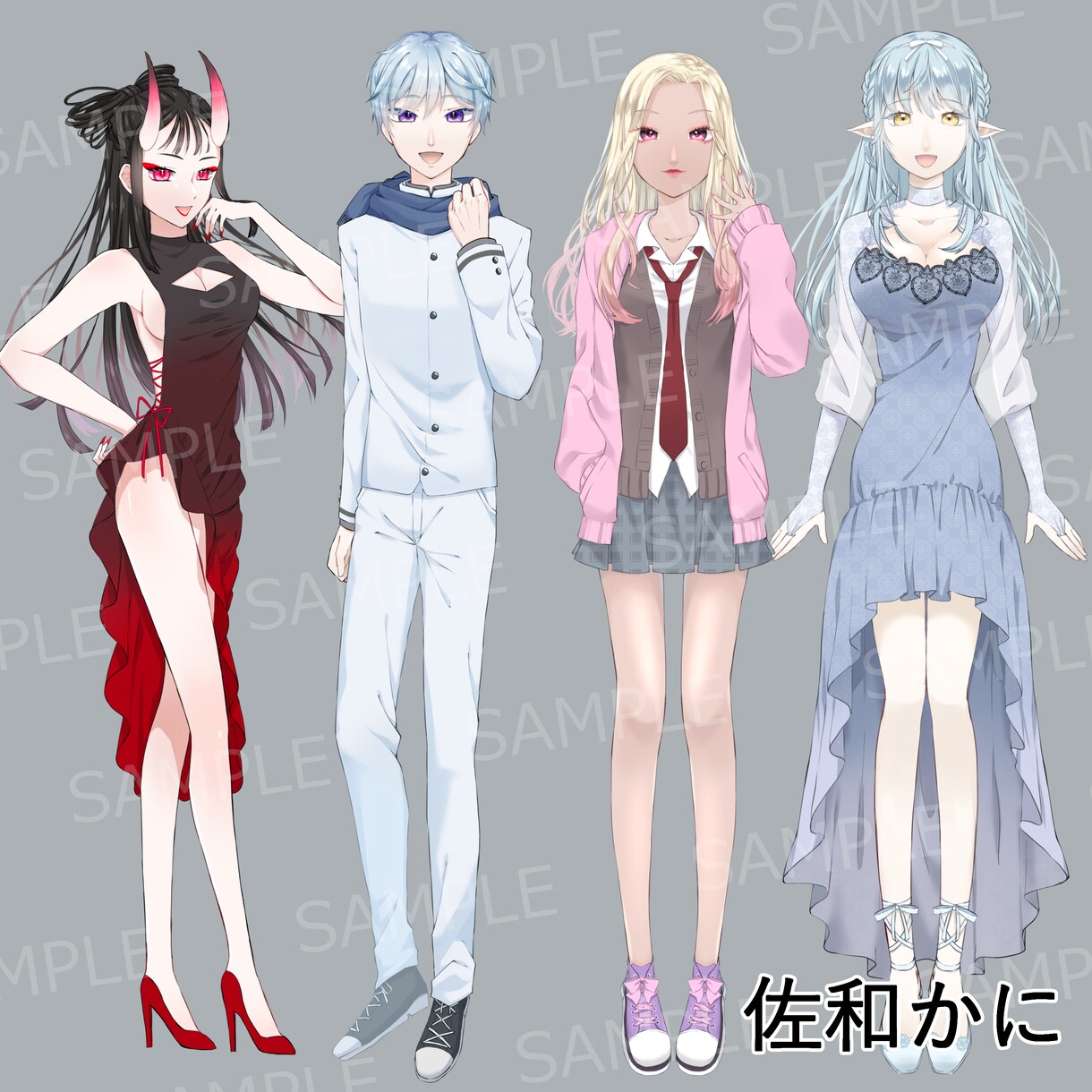 Vtuber用綺麗に動くLive2Dモデル作ります 今だけ期間限定の格安価格！好みの絵柄の持ち込みも歓迎！ イメージ4