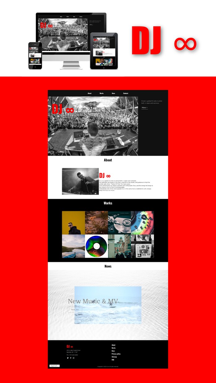 プロの画家×エンジニアが高品質サイト制作致します デザイン→コーディング→納品迄お気軽にお任せ下さい イメージ6