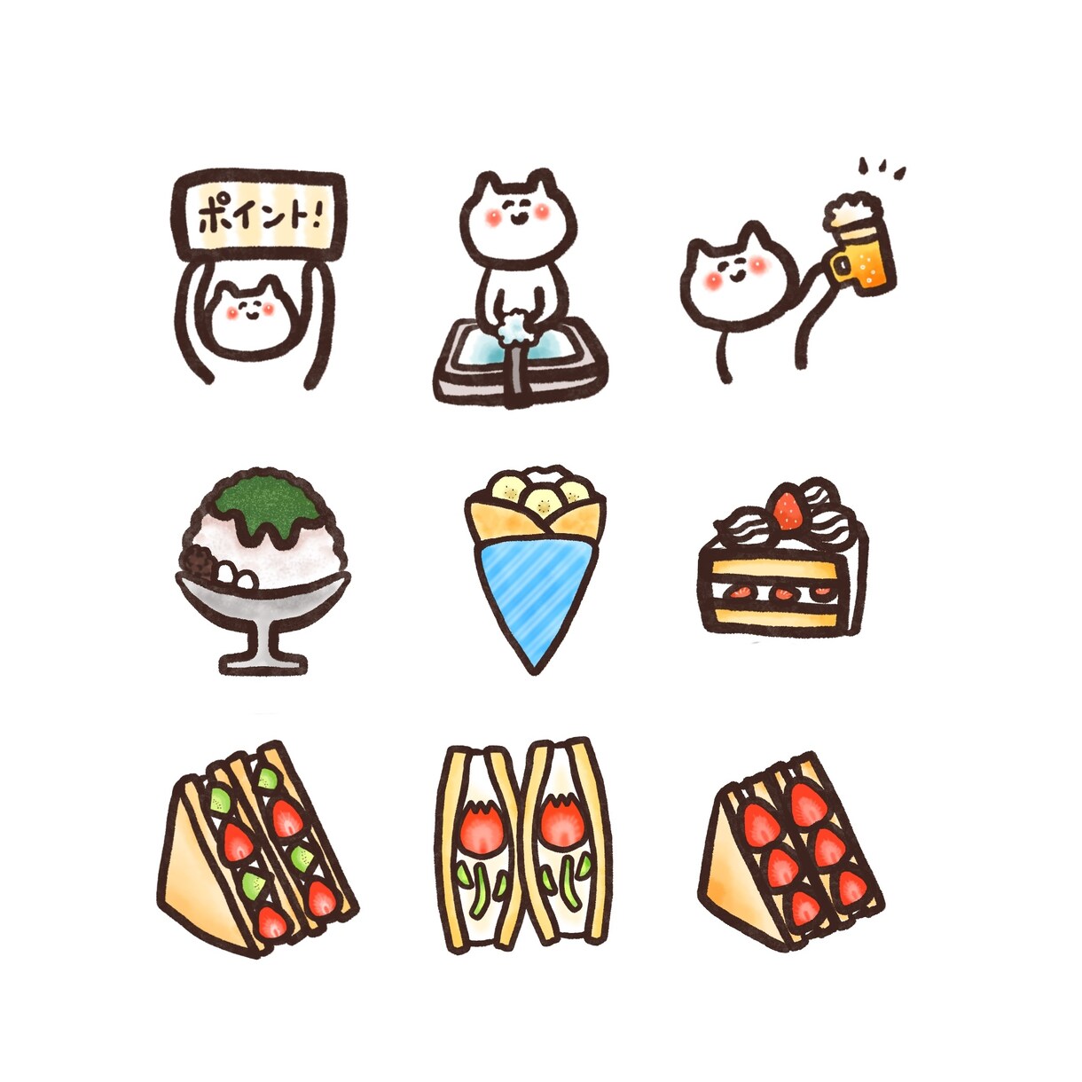 ゆるいイラスト描きます ゆるい・かわいい・シュールなイラスト イメージ3
