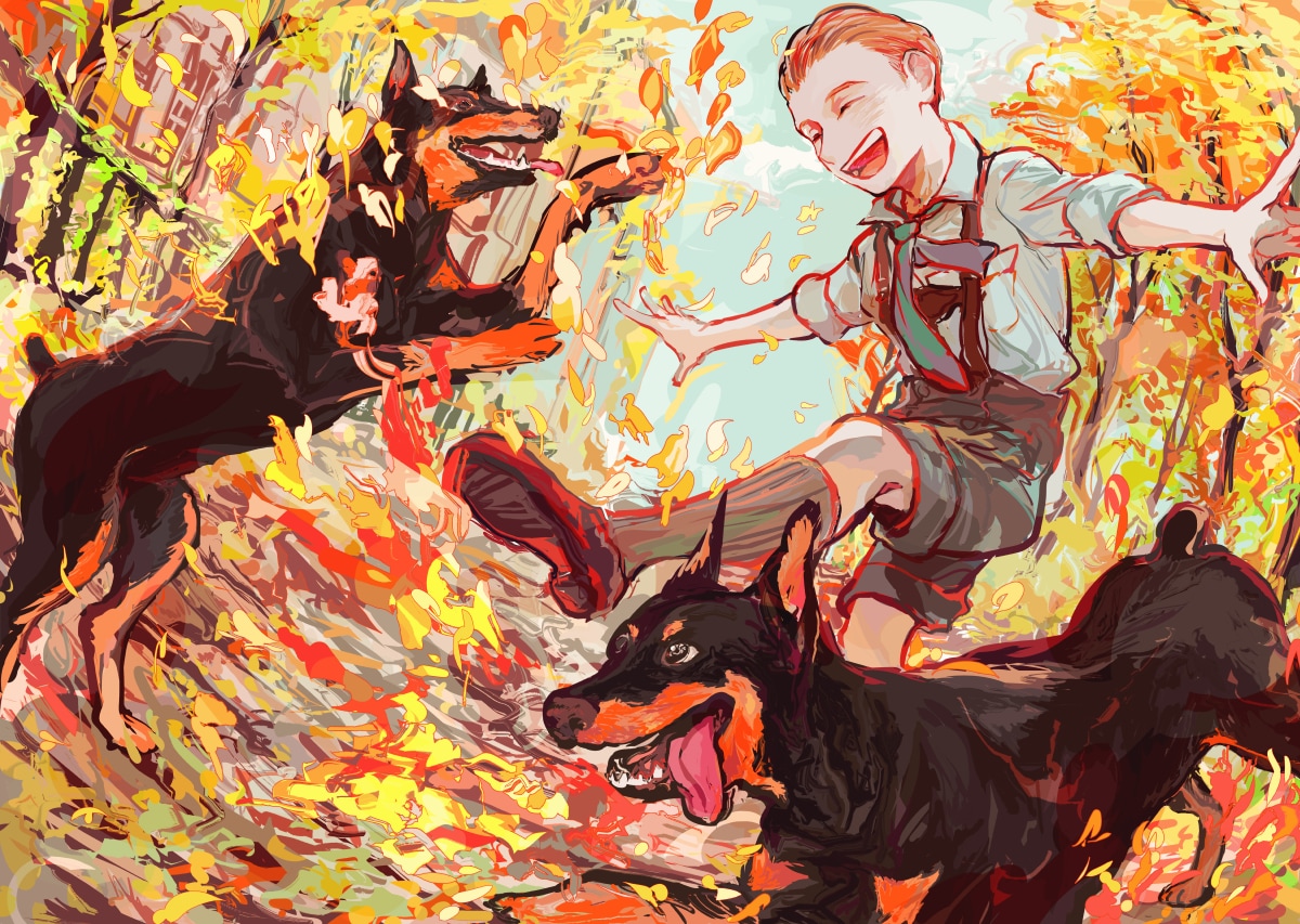 愛犬さんのイラスト お写真を元にかきます 満枠の場合はこちらに。カード、はがき、グッズなどにも イメージ3
