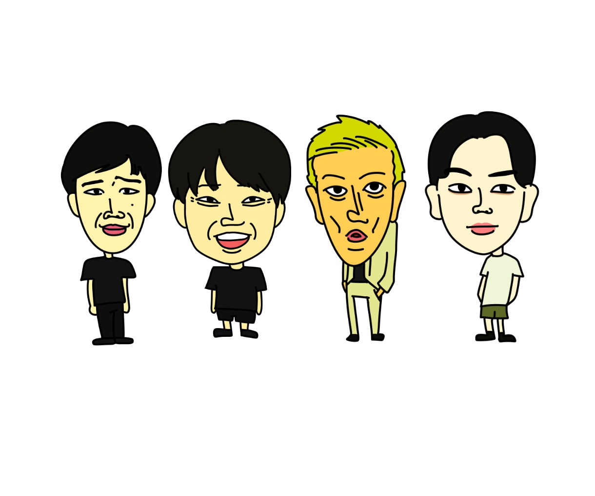 コミカルな似顔絵スタンプを格安で制作します 他にはない絵柄のスタンプを描きます！ イメージ10