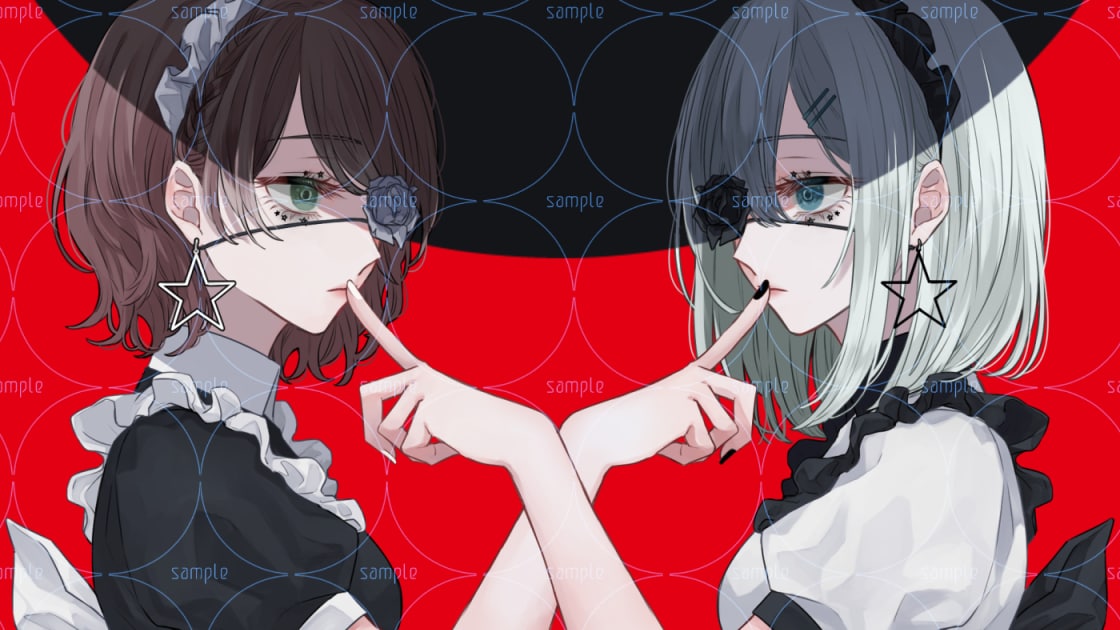 動画用サムネイルやヘッダーイラストを制作いたします 配信や歌ってみた、SNSヘッダーなどにも イメージ6