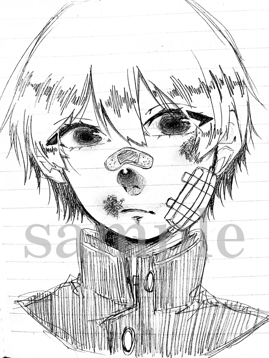 モノクロでアイコンやイラスト制作します あなたのSNSアカウントをアイコンから彩ります！ イメージ1