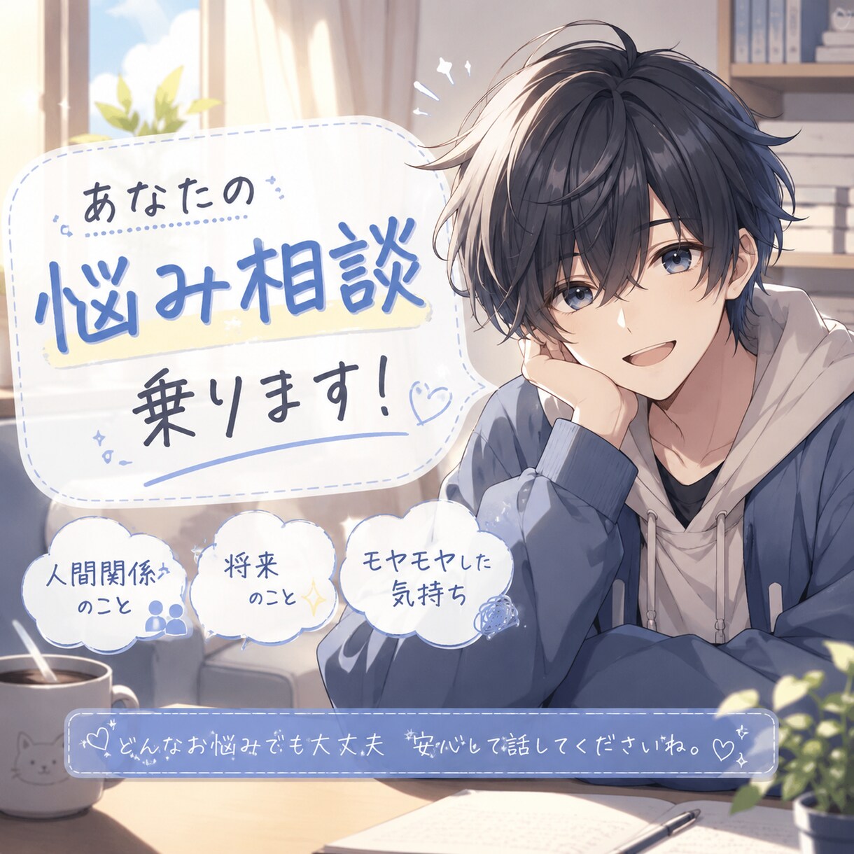 ここだから言える話聞きます ネットにも人にも言えない、そんな話匿名だから話しましょ。 イメージ1