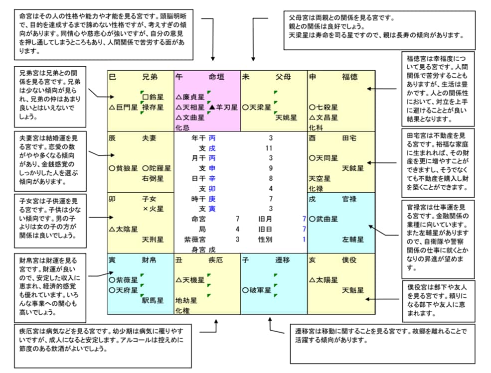 紫微斗数(東洋占星術)で貴方の人生を占います 紫微斗数【中国の透派】で依頼者様の人生を鑑定します。 イメージ2