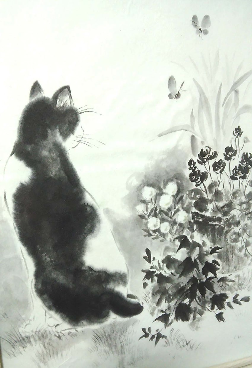 和風を絵柄。名刺・カード１００枚制作します 墨彩画・水墨画・戯画・絵葉書。いろいろな絵柄でオーダーメイド イメージ7