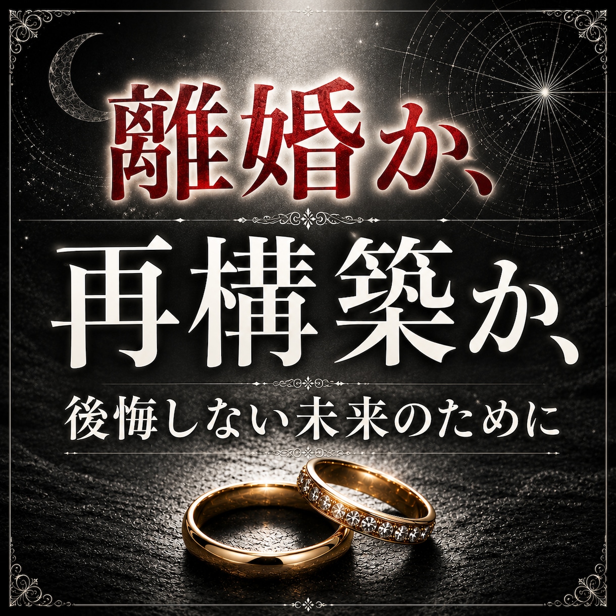 離婚すべき？やり直せる？ご夫婦の未来を占います 迷い続ける毎日に終止符を。あなたのお気持ちも整理しましょう。 イメージ1