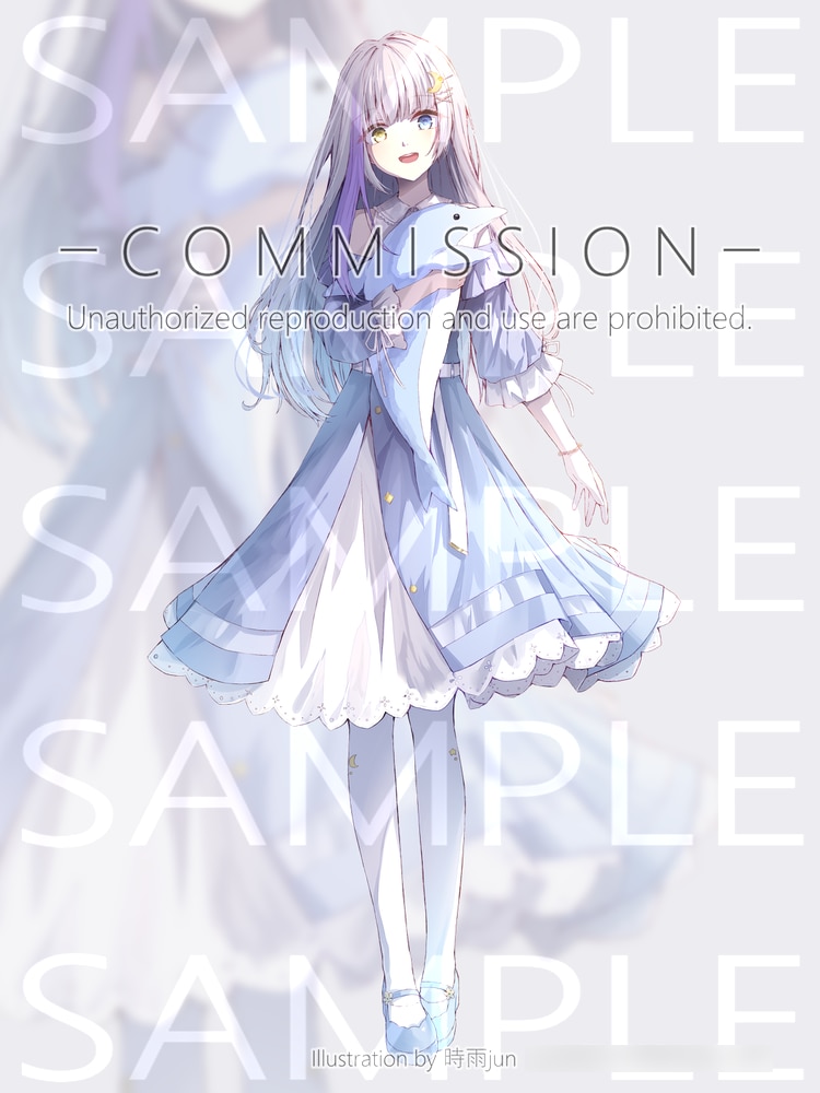 透明感あるキャラの立ち絵・全身絵を制作します ご相談のみもお受けしております！ イメージ9