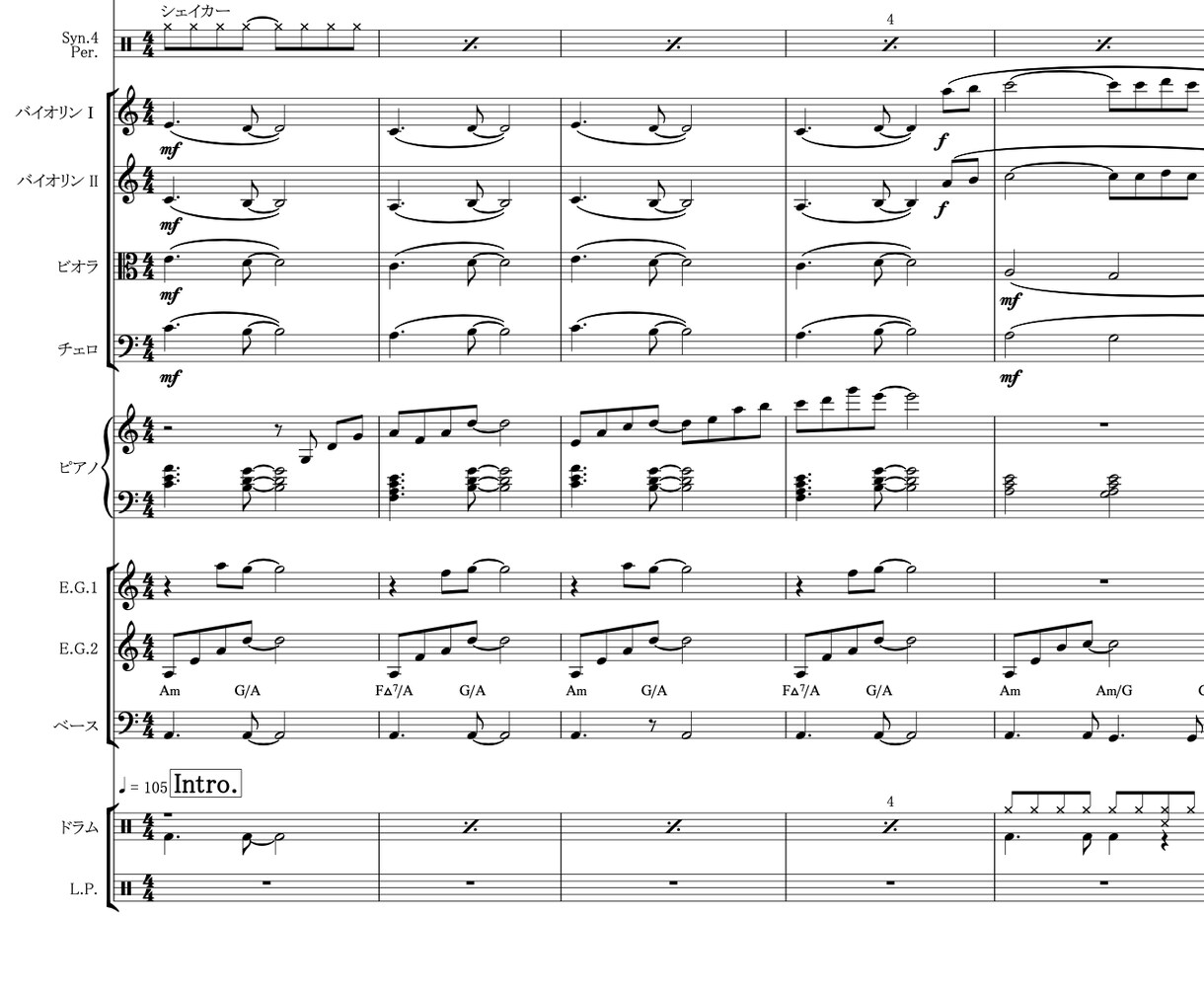 お手持ちのスコア（楽譜）を打ち込んで音源を作ります 譜面を音源にしたい方、歌や楽器の練習用の音源作成します イメージ1