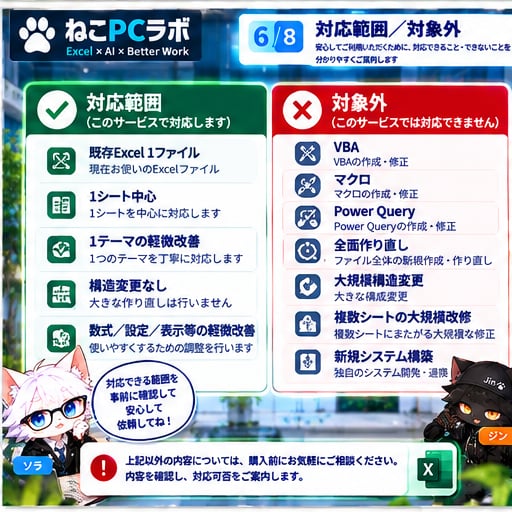 Excelの数式・集計の困りごとを1つ修正します 合計が合わない・数式エラー・参照ずれなど小さな修正に対応 イメージ7