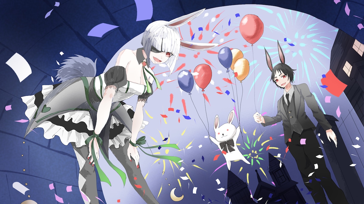 MV、ポストカード等の一枚絵描きます 美しいイラストをVtuberさんに イメージ4