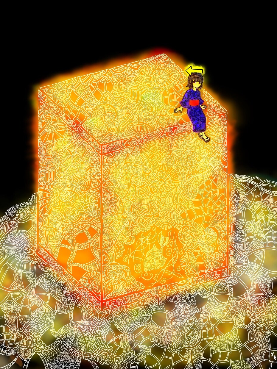 模様で形作った1枚絵を描きます あなたのイメージを形にさせてください。 イメージ8