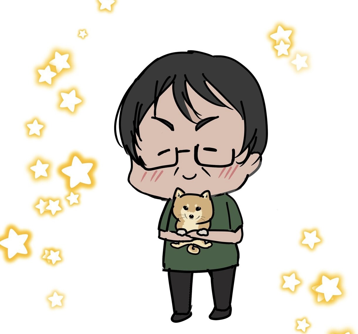 似顔絵でデフォルメキャラを描きます 2頭身で似顔絵をポップにお描きします！ イメージ3