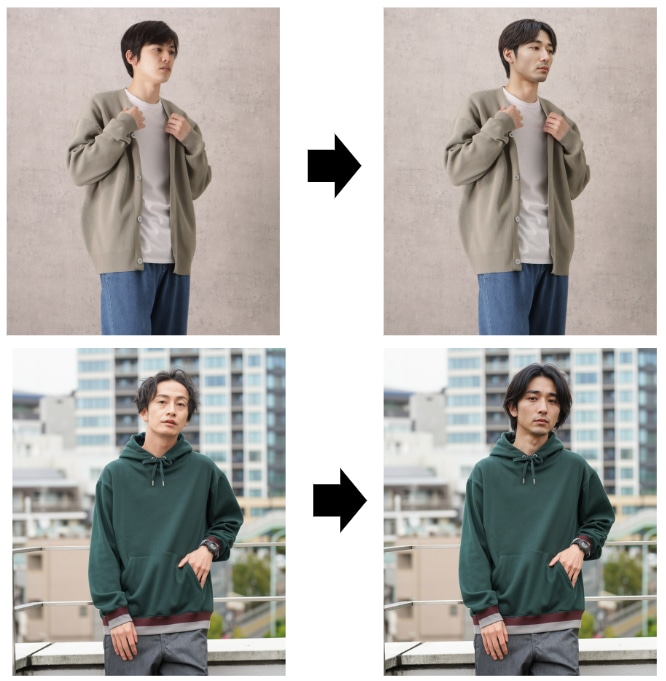 生成AIモデル、AI着せ替え画像を生成します EC特化│ 生成AIの活用で撮影コストを大幅削減できます イメージ7